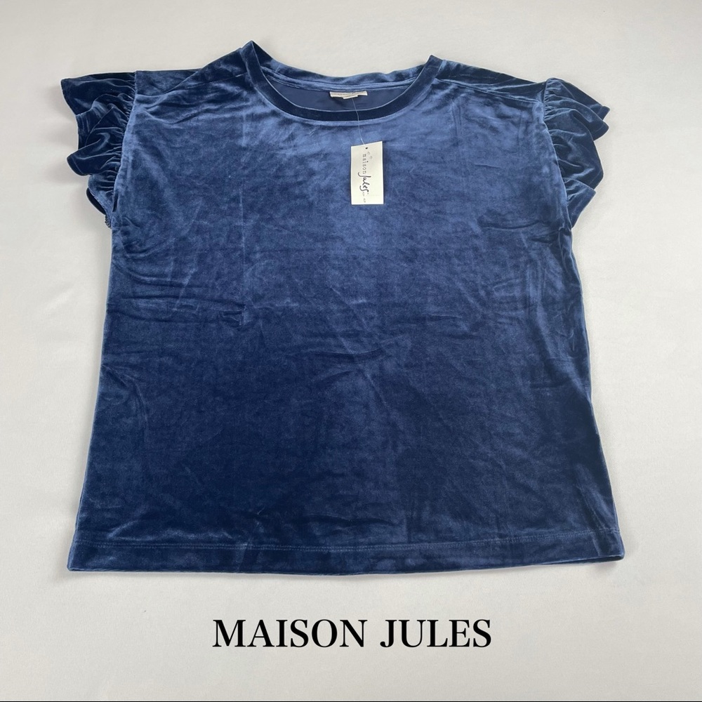 Maison Jules Blue Top